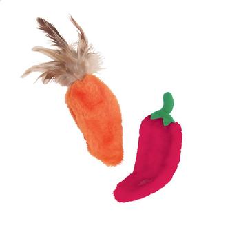Kong Company CKO61002 Catnip Feather Carrot