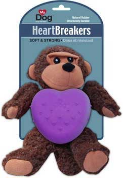 Kong Company DKO01419 My Dog Heart Breakers Monkey