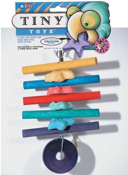 Pink Parrot BPI33121 Tiny Toys Hanging Bird Chew