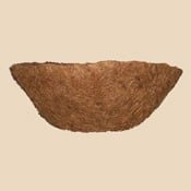 18 In. Round Replacement Coco Liner Brown