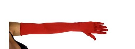 Bw100 Red Polyester Gloves- One Size Fits All