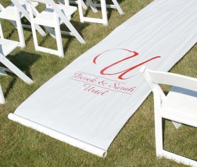 Hortense B Hewitt 10436P Personalized Aisle Runner