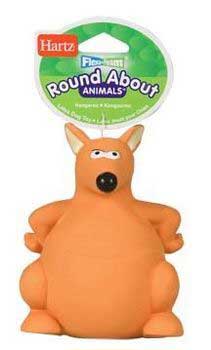 Hartz Mountain Corp. DHZ01720 Flexa Foam Roundabout Animals Toy Kangaroo Large