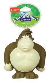 Hartz Mountain Corp. DHZ10834 Flexa Foam Roundabout Animal Toy Gorilla
