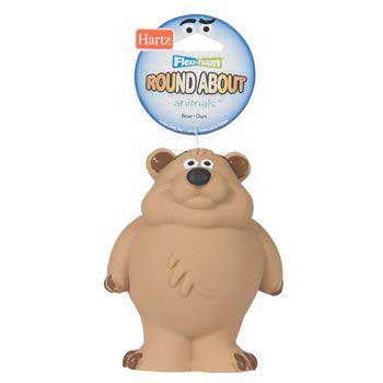 Hartz Mountain Corp. DHZ11110 Flexa Foam Roundabout Animals Toy Bear