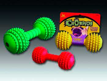 Jw Pet Company DJW43025 Chompion Heavyweight Rubber Dumbbell