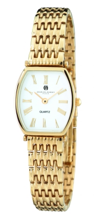 Charles-hubert- Paris Womens Gold-plated Stainless Steel Quartz Watch #6797