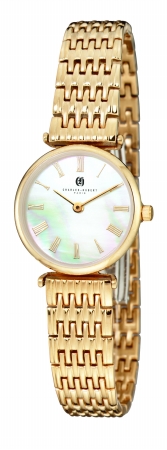 Charles-hubert- Paris Womens Gold-plated Stainless Steel Quartz Watch #6798