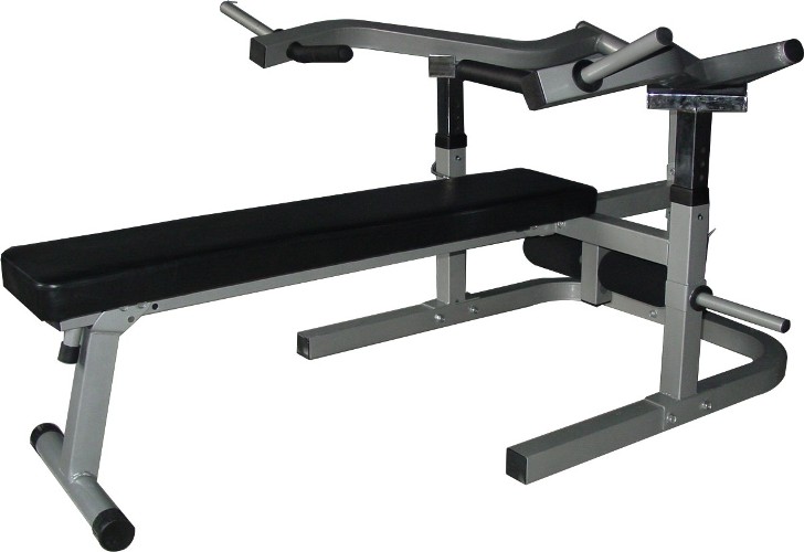 Valor Athletics 2BF0461BM Valor Fitness BF-46 Lever Bench with Decline - Sit-up Post