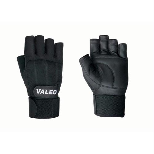Valeo Val-GLLW-XS Competition Wrist Wrap Lifting Glove with Double Leather Palm X-Small