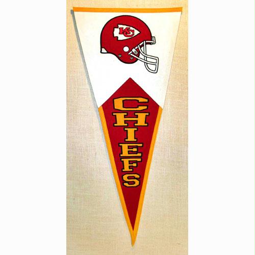 Winning Streak WSS58140 Kansas City Chiefs NFL Classic Pennant 17.5x40.5