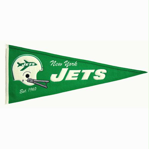 Winning Streak WSS-61211 New York Jets NFL Throwback Pennant 13x32