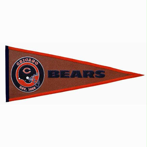 Winning Streak WSS61705 Chicago Bears NFL Pigskin Traditions Pennant 13x32