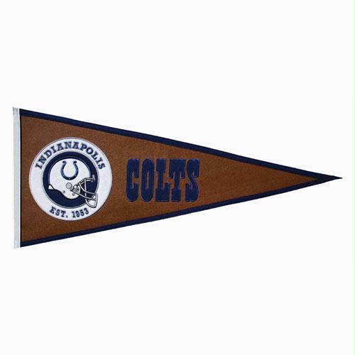 Winning Streak WSS61713 Indianapolis Colts NFL Pigskin Traditions Pennant 13x32