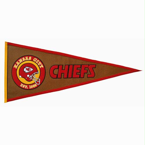 Winning Streak WSS61715 Kansas City Chiefs NFL Pigskin Traditions Pennant 13x32