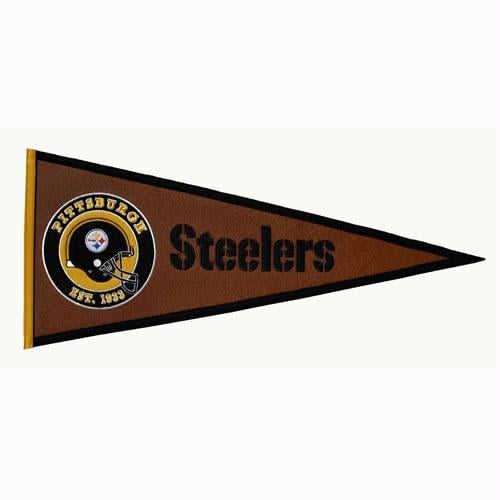 Winning Streak WSS61724 Pittsburgh Steelers NFL Pigskin Traditions Pennant 13x32