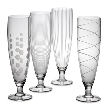 Mikasa SW910425 Cheers Pilsner Glasses  Set Of 4