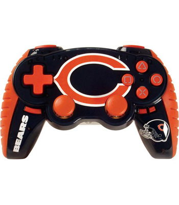 Mad Catz NFLCHB082561 04 1 Mad Catz Chicago Bears PS2 Wireless Control Pad