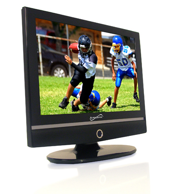 Supersonic SC-1560 LCD TV with Built-in ATSC Digital TV Tuner .