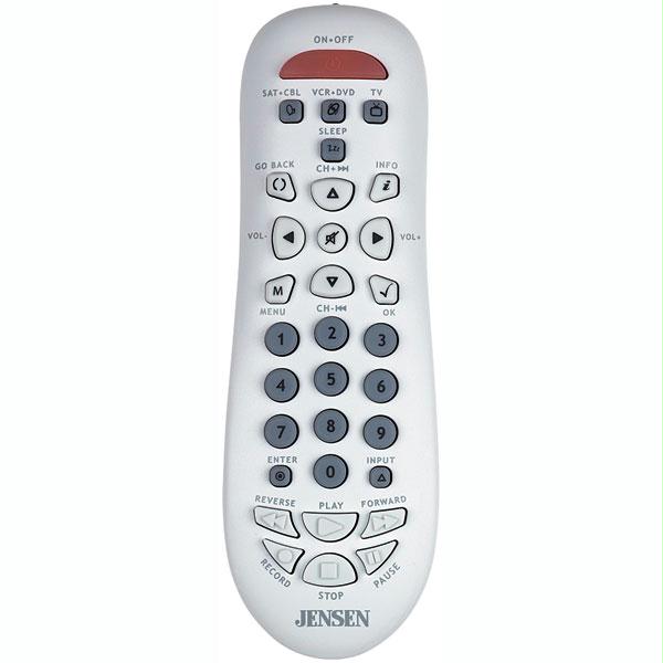 Jensen Jer323N 3-Device Universal Remote