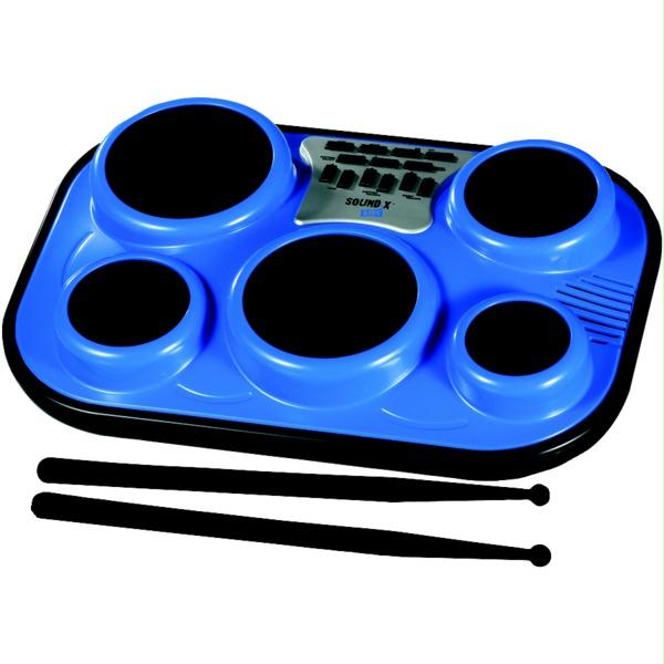 The Singing Machine Smi-1320B Electronic 5-Pad Drum Set - Blue