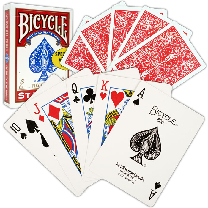 Bicycle Standard Index Playing Cards Red