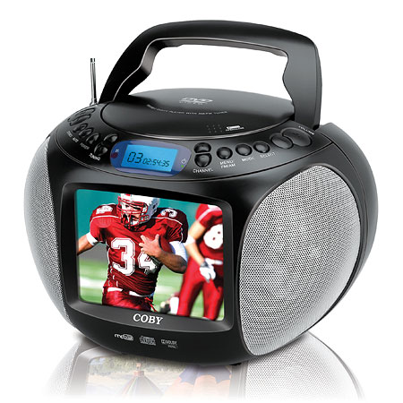 Coby TFDVD577 5.6 inch Portable TV with DVD Player