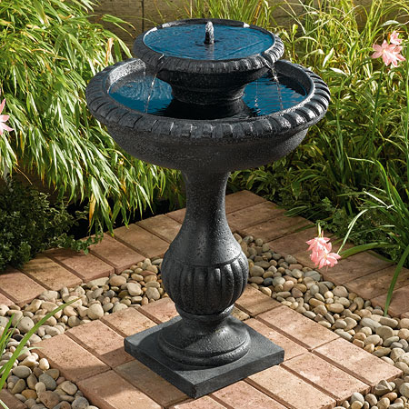 Smart Solar 27470R01 Blenheim Two-Tier Solar Fountain