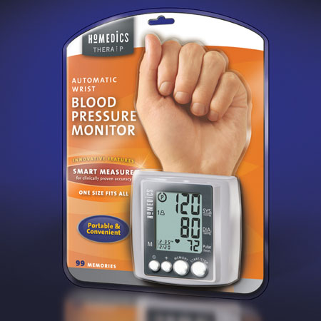 Homedics Bpw-040 Automatic Wrist Blood Pressure Monitor With Smart Measure