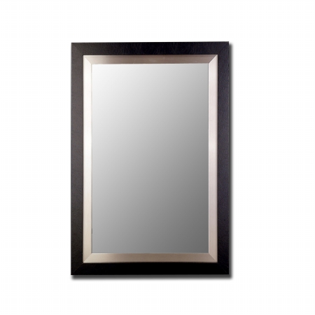 257602 34x46 Black - Silver Mirror