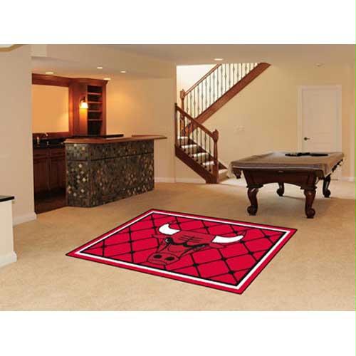 Fan Mats FAN9223 Chicago Bulls NBA 5x8 Rug 60x92
