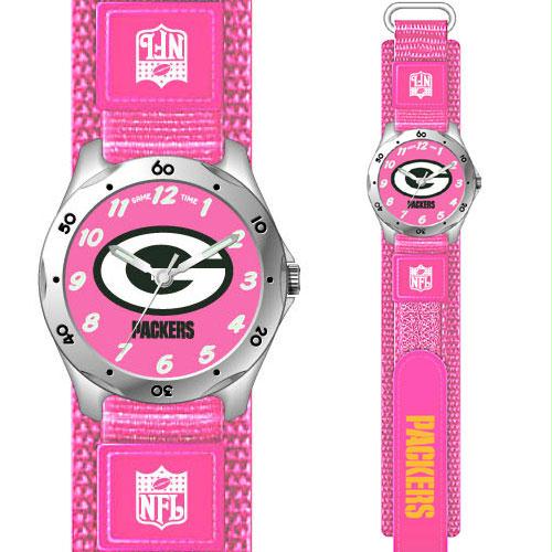 Game Time GTWNFLFSPGB Green Bay Packers NFL Girls Future Star Series Watch Pink