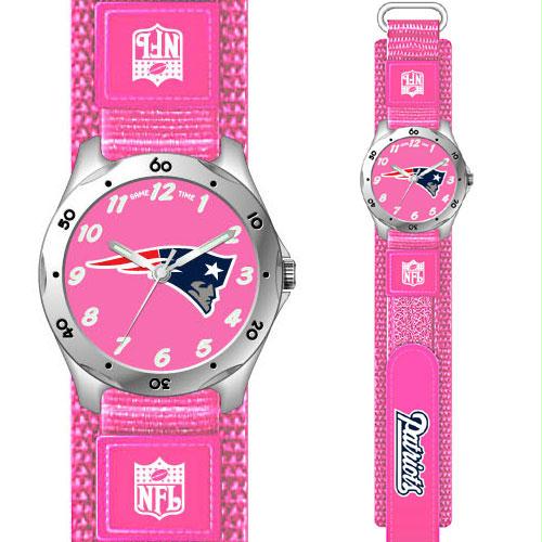Game Time GTWNFLFSPNE New England Patriots NFL Girls Future Star Series Watch Pink