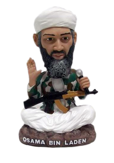 in laden bobblehead in laden. bin laden bobble head