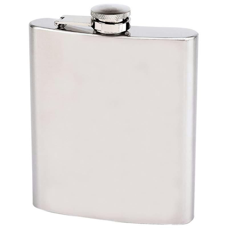 18oz Stainless Steel Flask - White Box