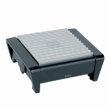 Brabantia 477041 Food Warmer One Burner with Gray Grill Matte Black Finish Pack 