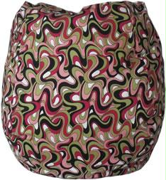 Bean Bag Boys Bb-35-Tp-Retro-Black Bean Bag Retro