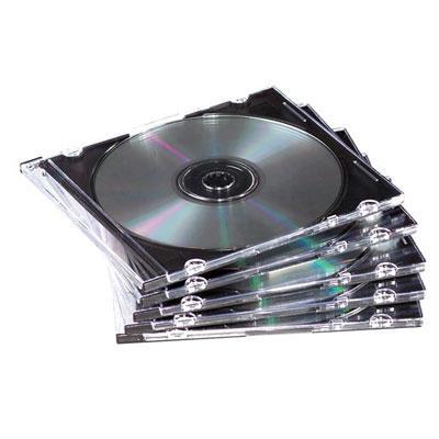 Fellowes 98330 Slim Cd Jewel Case 50 Pk