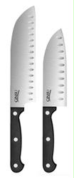 As Seen On TV Ginsu Essentials Series 2 Piece Bakelite Santoku Knife