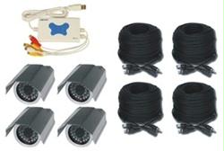 As Seen On TV 4 Channel Wired USB DVR System