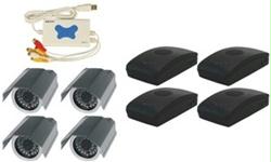 As Seen On TV 4 Channel Wireless USB DVR System