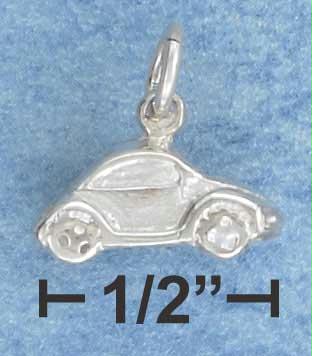 Sterling Silver 3D Sixties Retro Car Charm