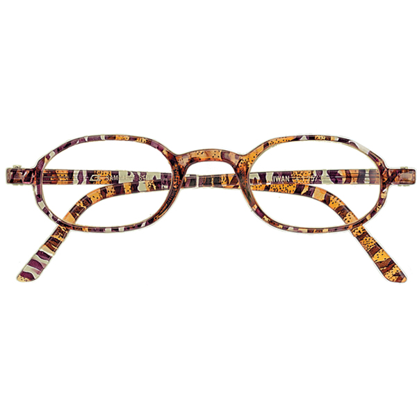 Peepers Reading Glasses 842032 Animal Print Wovals- +1.25