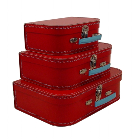 8945400 Cargo Mini Suitcases- Red