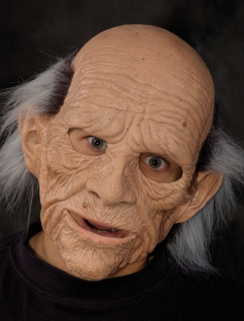 M2573 Adult Old Geezer Grey Man Costume Mask