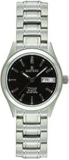 Women and apos;s Titanium Black Dial Dress Watch