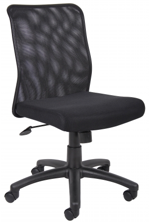 B6105 26.5"d Budget Mesh Task Chair - Black