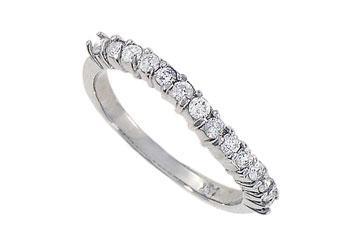 Elite Jewelry 6291660 Diamond Ring 14K White Gold 0.50 CT Diamonds Ring Size 4.5