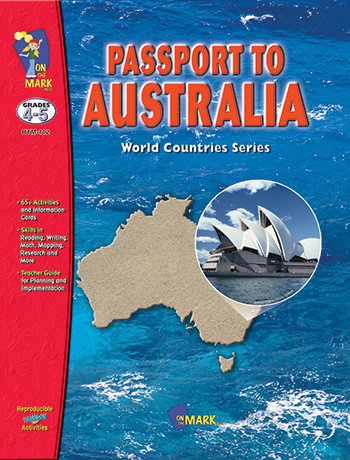 On The Mark Otm112 Passport To Australia Gr 4-5