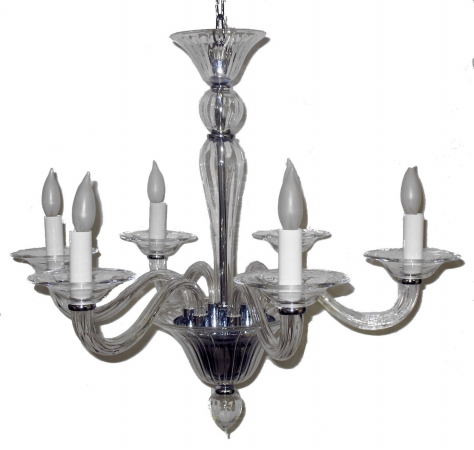 Jt Associates Md50466 6 Light Crystal Chandelier